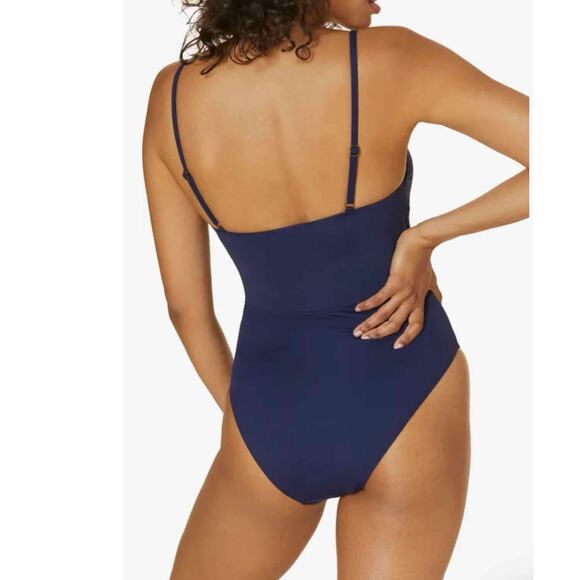 Andie The Amalfi One-Piece Swimsuit Size Medium Navy - Picture 9 of 9